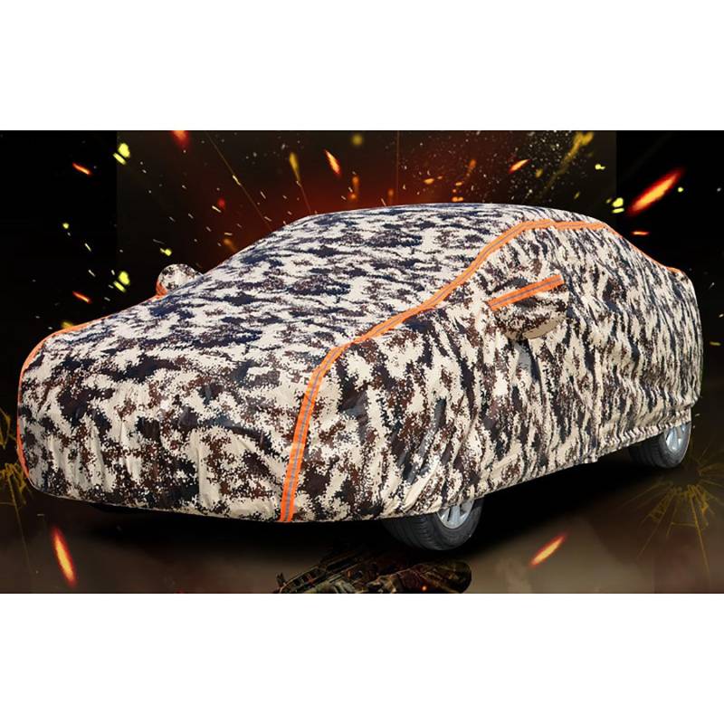 für Suzuki Grand Vitara 2007-2024 dauerhaft Autoabdeckung Autoabdeckung Auto Body Sun Regen Staubdichte wasserdichte Abdeckung verdicken,K-Digital Camouflage-Orange von QqzzzH