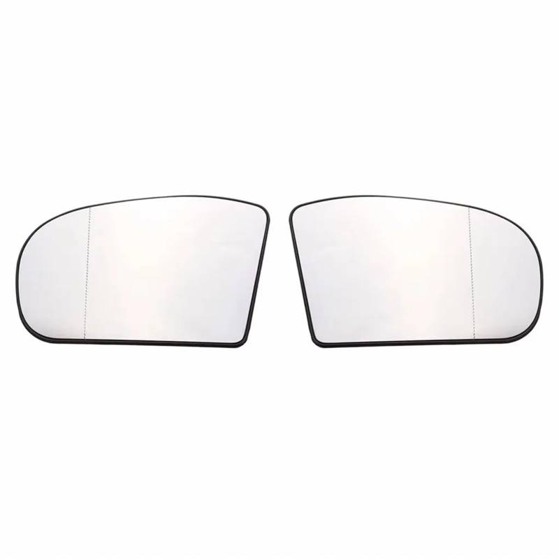 Außenspiegel Glas Für Benz W203 W211 2038100121 2038101021 1 Paar Rechts Und Links Seite Rückspiegel Glas Len Ersatz Spiegelglas Ersatz(White-2) von Qsnfda