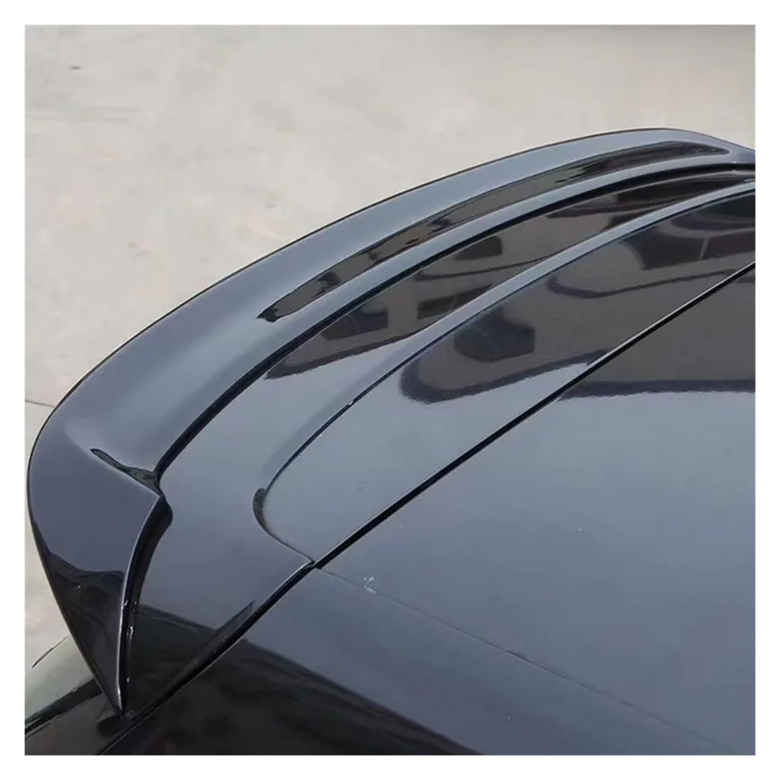 Auto Heckspoiler Für VW Für Golf 6 VI MK6 Für GTI R20 2010 2011 2012 2013 Carbon Fibe Hinten Dach Kofferraum Deckel Auto Spoiler Flügel Heckspoiler Flügel Auto Heckflügel Spoiler(Bright Black) von Qsnfda