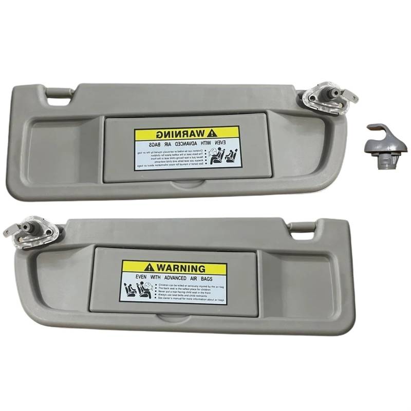 Auto Sonnenblende Für Civic 2006-2011 Links Fahrer Rechts Passagier Seite Sonnenblende Schatten Sonnenblende Sonnenschirm AH768 OME 83230-SNA-A01ZB Sonnenblende(Gray B L and R 2 pcs) von Qsnfda