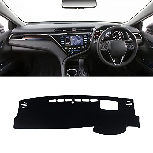 Dashboard Abdeckung Auto Für Toyota Für Camry XV70 70 2018 2019 2020 2021 2022 2023 Auto Dashboard Abdeckung Matte Auto Dashboard Sonnenschutz Pad Schutz(A RHD Black Side) von Qsnfda