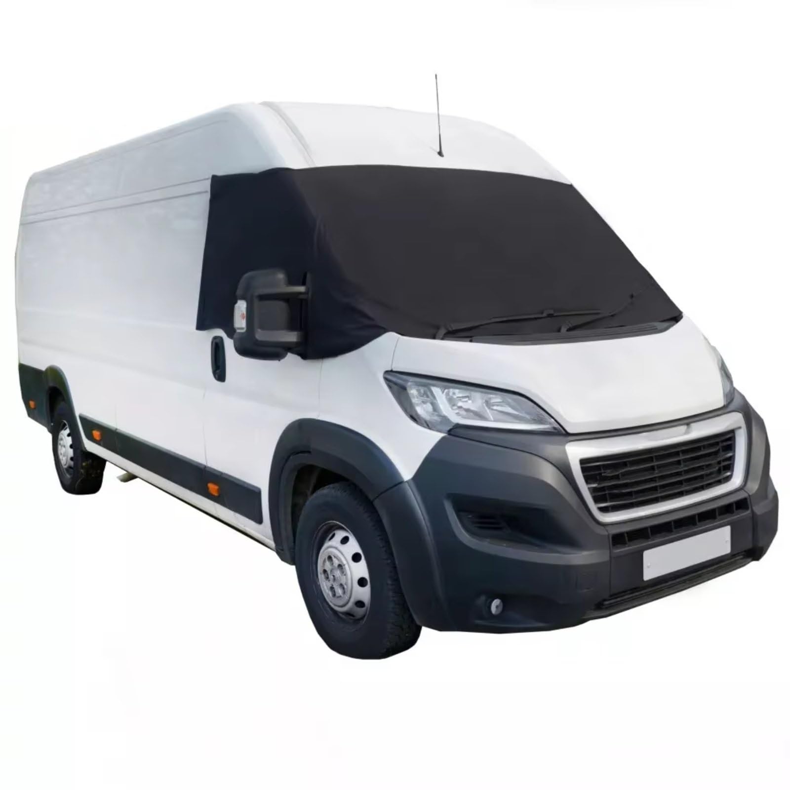 Frontscheibenabdeckung Für FIAT Für Ducato 2006-ONWARDS Wohnmobil Windschutzscheibe Sonnenschutz Abdeckung Außen Abdeckungen Auto Schnee EIS Abdeckung Sonnenschutz Auto von Qsnfda