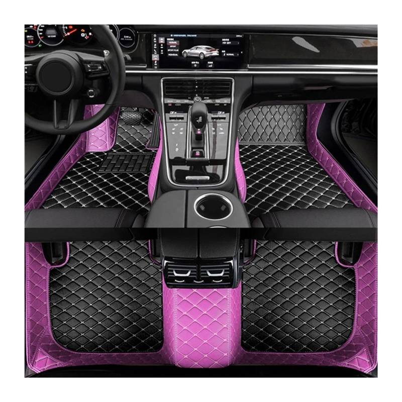 Fussmatten Auto Für A3 8V Für Sportback 2013~2019 Wasserdichter Teppich Anti-Schmutz-Pad Ledermatte Komplettset Auto-Fußmatten Auto Fussmatten Set(1set floormat C,Rechtslenker) von Qsnfda