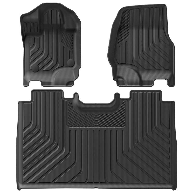 Fussmatten Auto Für Ford Für F 150 F150 2021 2022 2023 3D Auto Fußmatten Cargo Liner Pad Wasserdicht Fuß Set Linkes Ruder Auto Fussmatten Set von Qsnfda