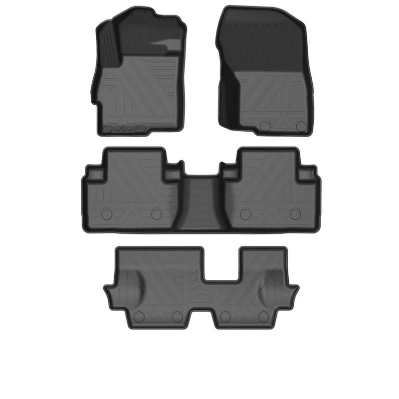 Fussmatten Auto Für Für Outlander 2013-2023 7-Sitze Auto-Fußmatten Allwetter-Fußmatten Geruchlose Unterlage wasserdichte Matte Innenraum Auto Fussmatten Set(7-Seats 13-21 LHD) von Qsnfda