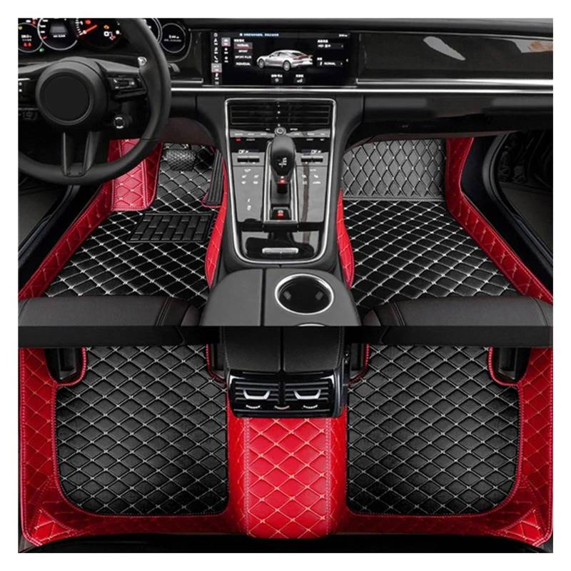 Fussmatten Auto Für Hyundai Für Grandeur Für Azera HG 2012 2013 2014 2015 2016 2017 wasserdichte Pad Matten Fuß Abdeckungen Auto Boden Matte Auto Fussmatten Set(1set floormat6,Rechtslenker) von Qsnfda