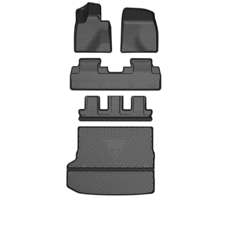 Fussmatten Auto Für Lexus RX AL20 2020-2022 6 7 Sitze Auto-Fußmatten Allwettermatten Geruchlose Unterlage wasserdichte Tablettmatte Innenraum Auto Fussmatten Set(Floor-Cargo Liner-7) von Qsnfda