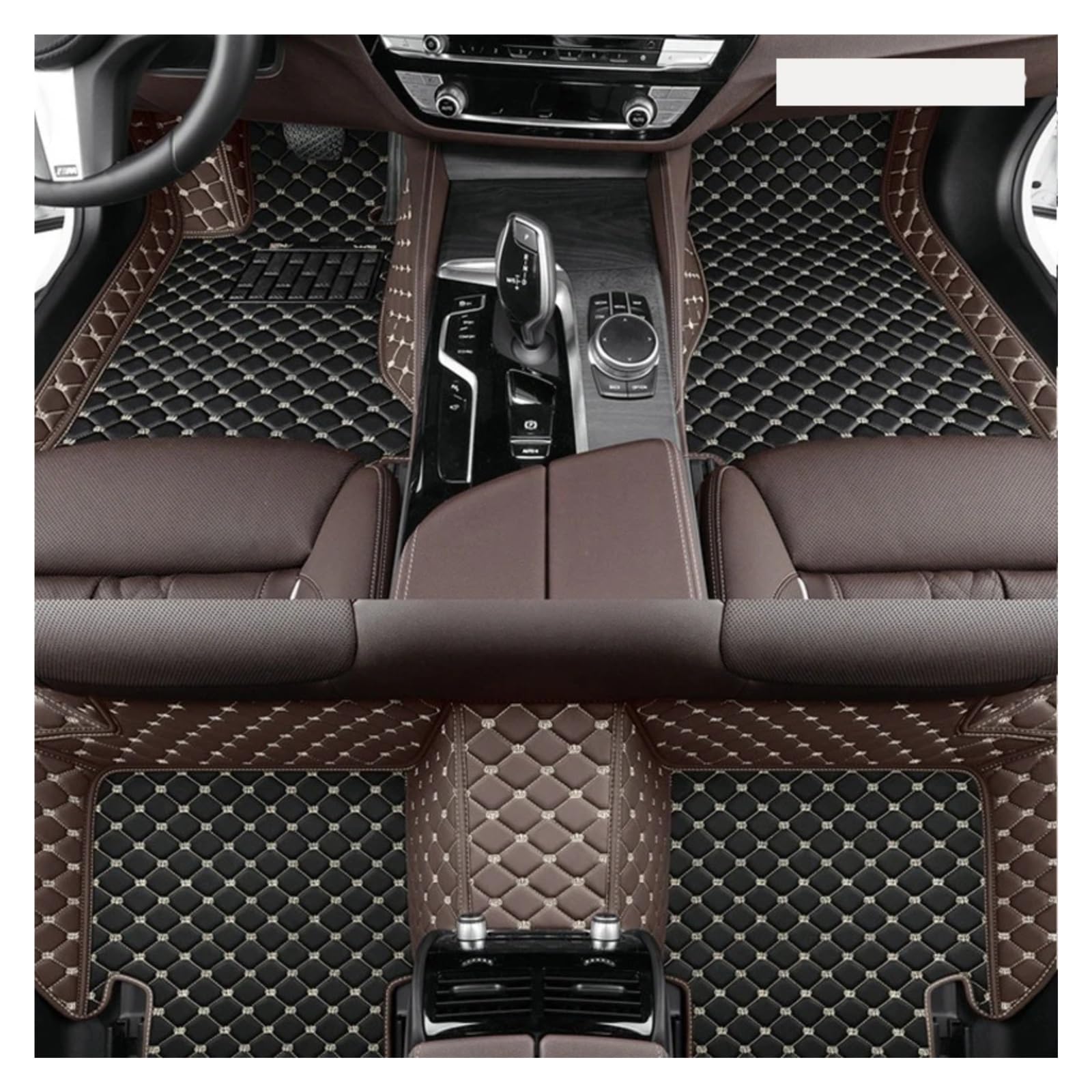 Fussmatten Auto Für Peugeot 208 A9 2012~2018 LHD Teppiche Ledermatte Haltbare Teppiche Anti Dirty Pad Set Auto Fußmatten Auto Fussmatten Set(3PC Floor MAT a) von Qsnfda