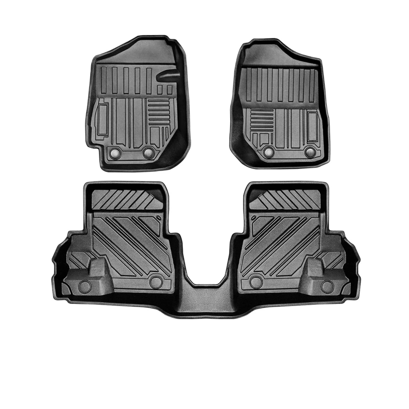 Fussmatten Auto Für Suzuki Für Jimny MK3 MK4 2008-2019 Auto-Fußmatten Allwetter-Fußmatten Geruchlose Pad-Tablettmatte Innenraum Auto Fussmatten Set(MT 19-23 LHD) von Qsnfda