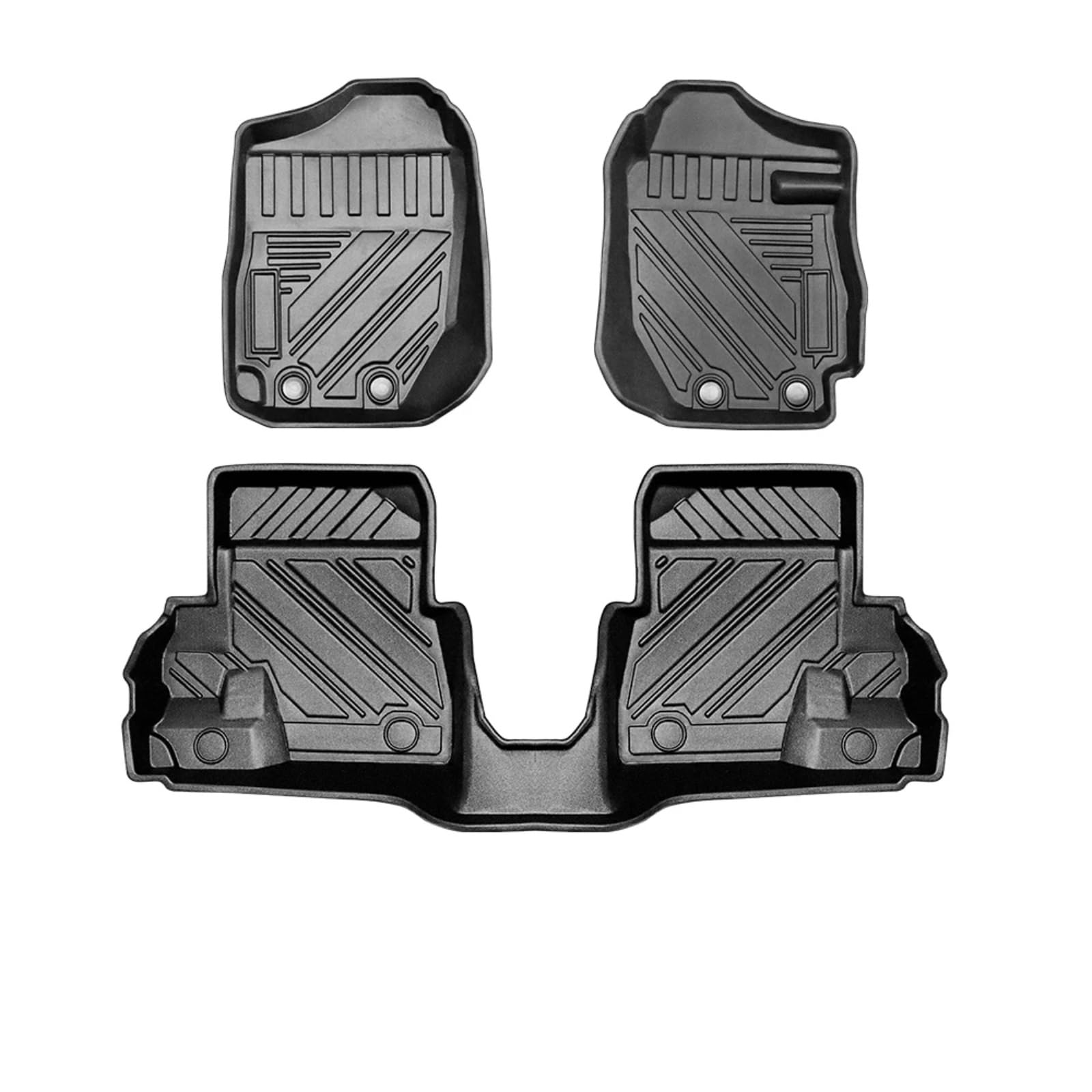 Fussmatten Auto Für Suzuki Für Jimny MK3 MK4 2008-2019 Auto-Fußmatten Allwetter-Fußmatten Geruchlose Pad-Tablettmatte Innenraum Auto Fussmatten Set(MT 19-23 RHD) von Qsnfda