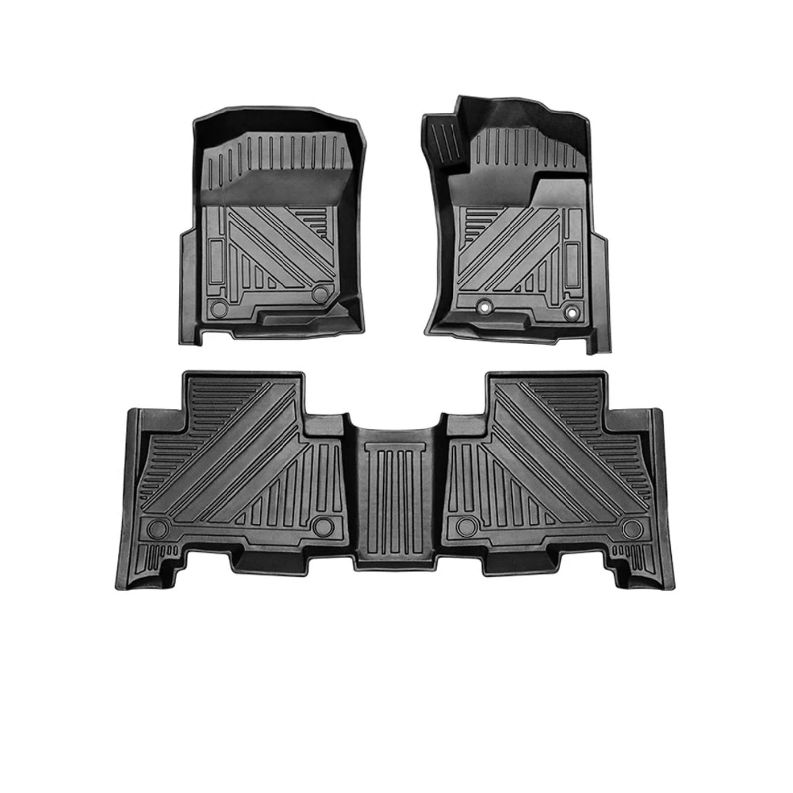 Fussmatten Auto Für Toyota Für Land Für Cruiser Für Prado J150 2010-2023 LHD RHD 5-Sitzer-Auto-Fußmatten Allwetter-Fußmatten Pad Tray Auto Fussmatten Set(10-23 RHD) von Qsnfda