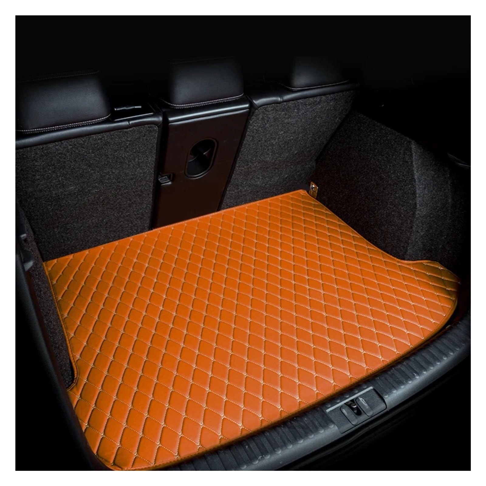 Fussmatten Auto Für VW Für Golf 4 MK4 1998~2003 Auto Interieur Leder Teppiche Teppiche Fußpolster Auto Fußmatten Auto Fussmatten Set(Sigle Trunk mat e,Linkslenker) von Qsnfda