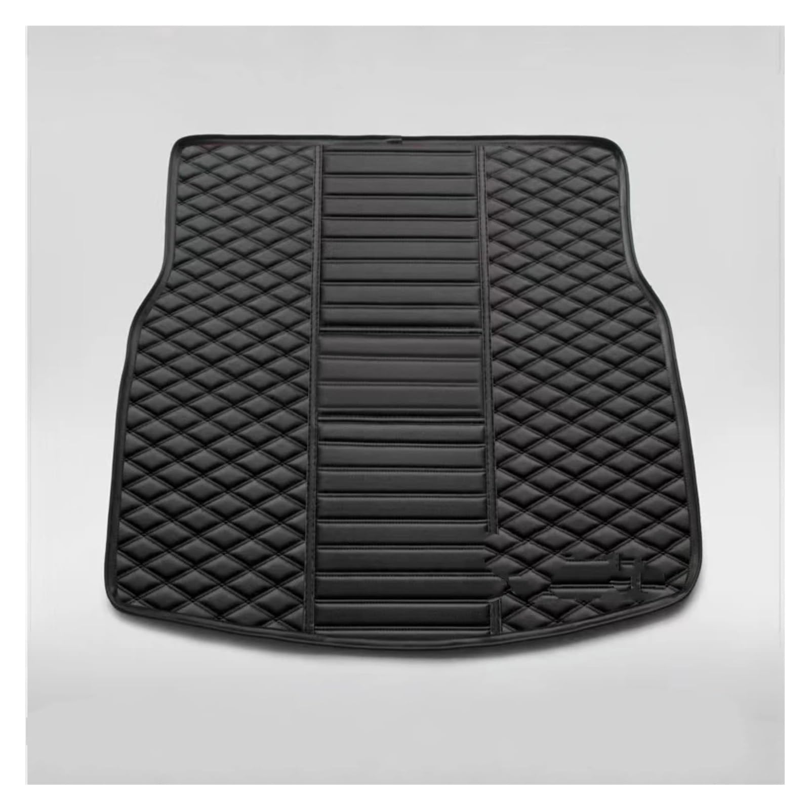 Fussmatten Auto Für VW Für Golf 6 Mk6 5K 2009~2013 Anti-Schmutz-Pad Boden Teppich Teppiche Matte Autozubehör Auto Bodenmatte Auto Fussmatten Set(1pc Trunk mat S,Linkslenker) von Qsnfda