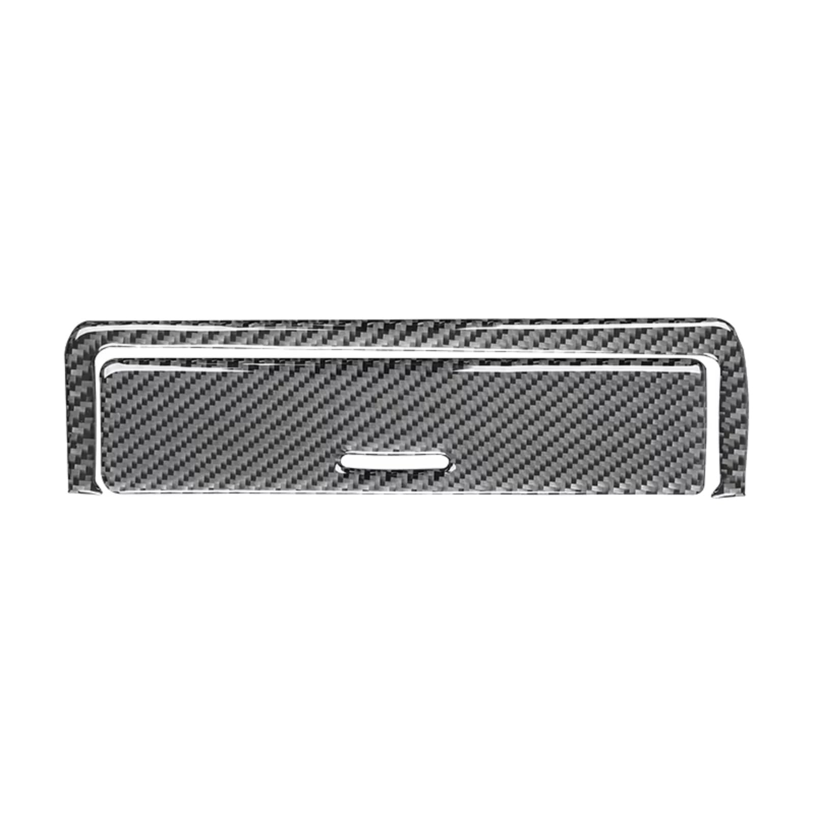 Innenzubehör Für 3 Serie E46 1999-2004 Carbon Fiber Innen Auto Übertragung Taste Panel Trim Abdeckung Aufkleber Zubehör Innenraum(Schwarz) von Qsnfda