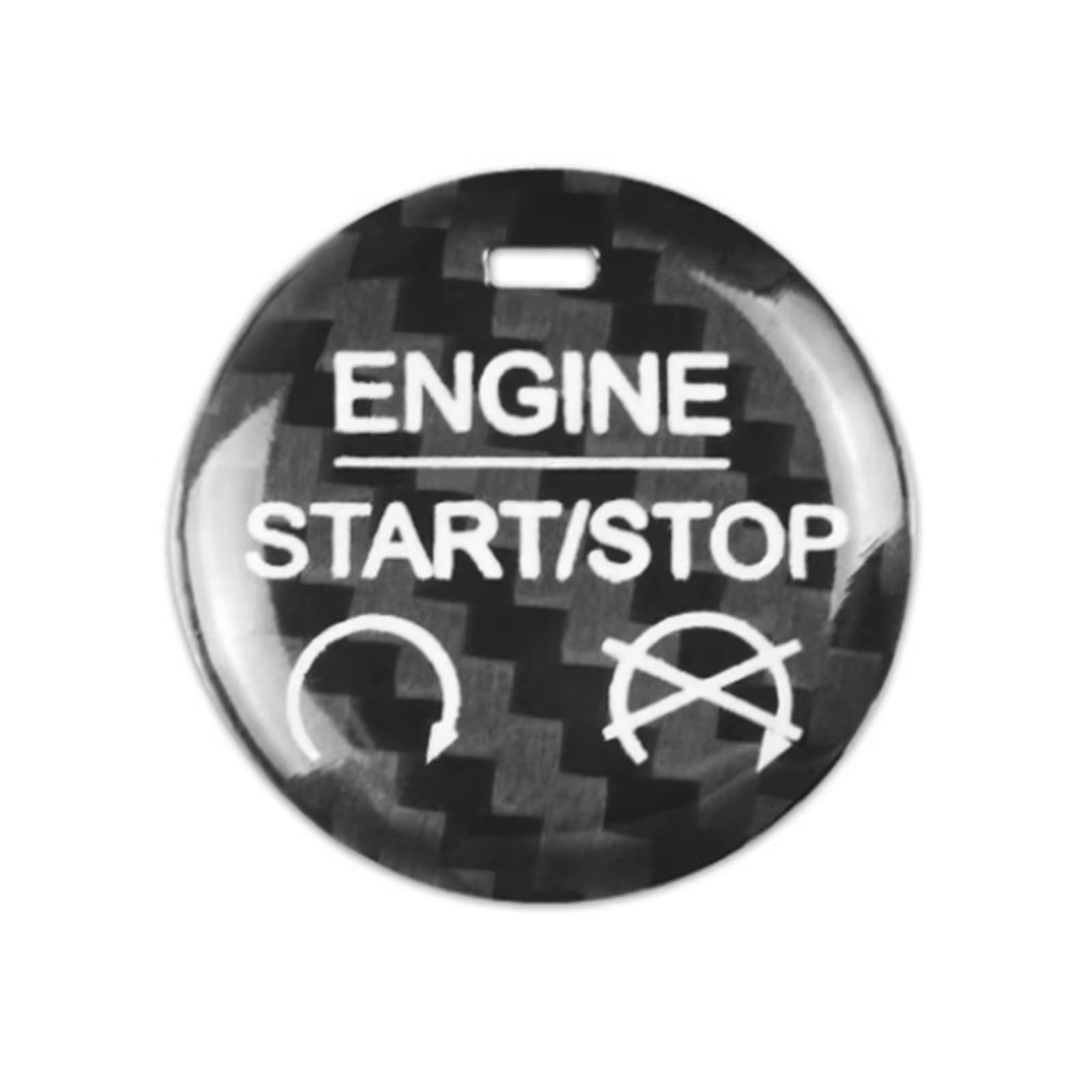 Innenzubehör Für Ford Für Mustang 2015-2019 Auto Motor Start Stop Taste Abdeckung Aufkleber Trim Innen Zubehör Innenraum von Qsnfda