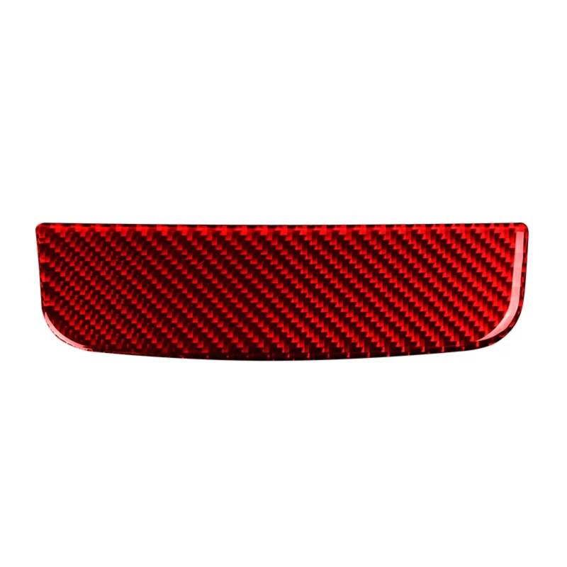 Innenzubehör Für Ford Für Mustang GT 2015-2021 Carbon Faser Stil Innen Auto Lagerung Box Trim Abdeckung Trim Aufkleber Aufkleber dekoration Zubehör Innenraum(Red) von Qsnfda