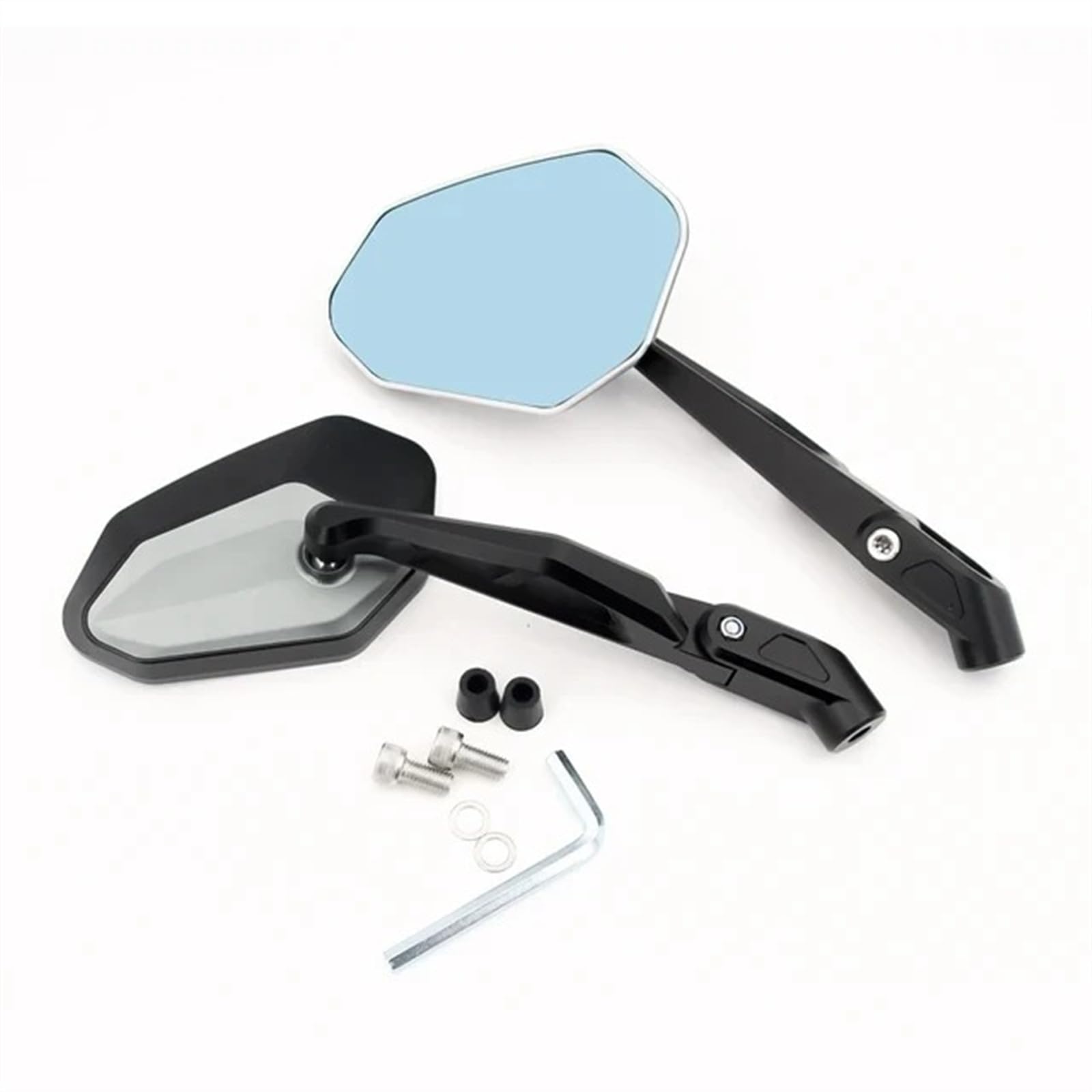 Motorrad Spiegel FÜR 890 FÜR Abenteuer Motorrad Spiegel 790 FÜR Abenteuer Seite Spiegel Klapp Spiegel 890 FÜR Abenteuer Anti-Glare FÜR 790Adve Motorrad Rückspiegel(Motorcycle Mirror) von Qsnfda