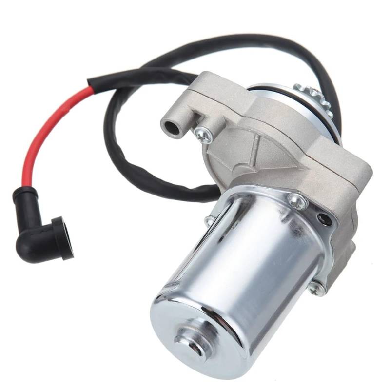 Qsnfda Anlasser Motor 3 Bolzen Top Mount Motor Elektrischer Starter 12 Zähne Für 50CC 70CC 90CC 110CC 125CC 4-Takt-Motor Motorrad Quad Dirt Bike Für ATV Startermotor von Qsnfda