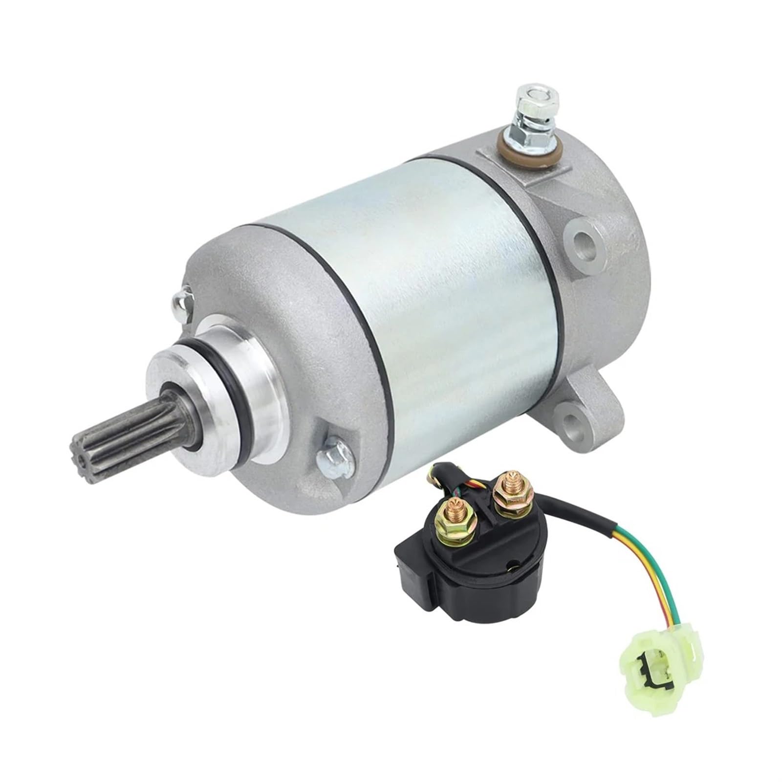 Qsnfda Anlasser Motor Für Trx250TE Für Fourtrax Für Recon ES 2005-2007 SMU0027 18336 Starter Motor Und Relais Startermotor von Qsnfda