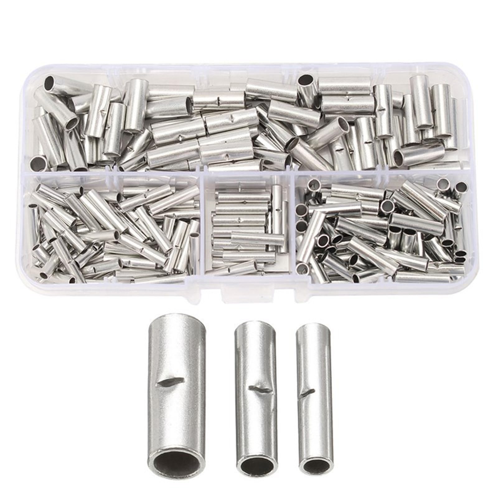 Professionelles 200-teiliges Crimp Stecker Set Nicht Isoliert Messing Stoßverbinder Stoßverbinder Set Für Verkabelungsprojekte von Qsvbeeqj