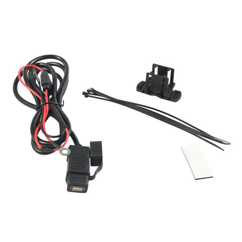 Qsvbeeqj 12V Wasserdichtes Zu USB Telefonnavigation MP4-Ladekabel Adapter Inline Sicherungen Netzteil von Qsvbeeqj