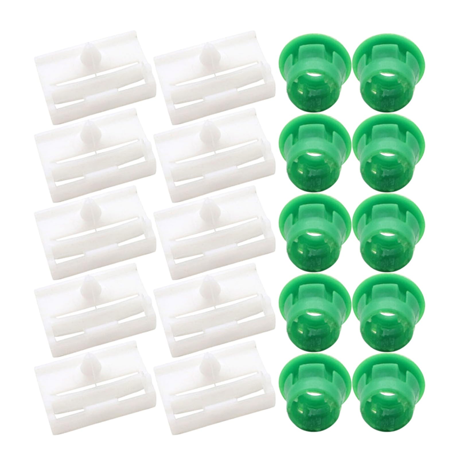 Qsvbeeqj 20Pcs Auto Seite Sill Rock Verschluss Clips Mit Ösen Für E32 E46 E90 51711932996 Fahrzeug Körper Kunststoff Reparatur Halterungen von Qsvbeeqj