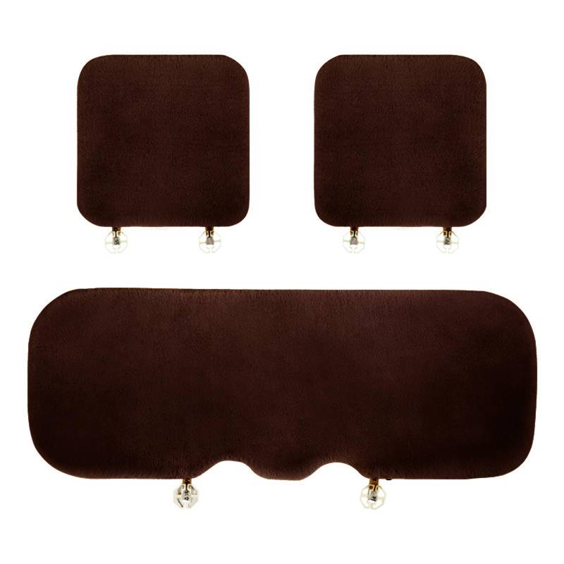 Qsvbeeqj Winter Weiche Warme Faux Kaninchen Fell Auto Sitzkissen Fit Plüsch Vorne Und Hinten Auto Sitz Pads Kissen Abdeckung von Qsvbeeqj