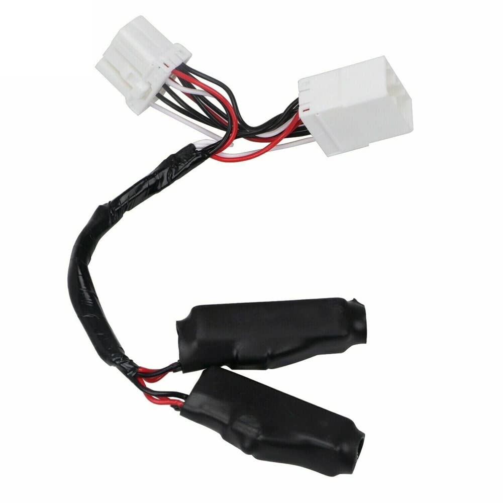 Qtrednrry Motorrad Equalizer LED Ladestecker für Glide Road King Softail Dyna 1996-2012 Blinker Blinker von Qtrednrry