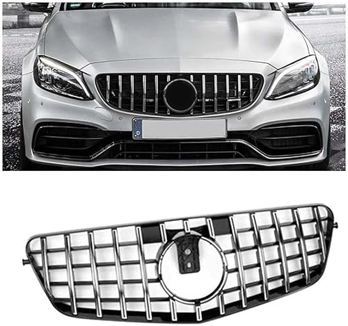 Auto Frontgrill für Mercedes Benz E Class E300 E350 E400 E550 W212 GT 2009-2013, Frontgrill Auto Oberen Stoßstange Haube Mesh Kühlergrill Sportgrill Styling Zubehör Stark und Robust von Qtywqh