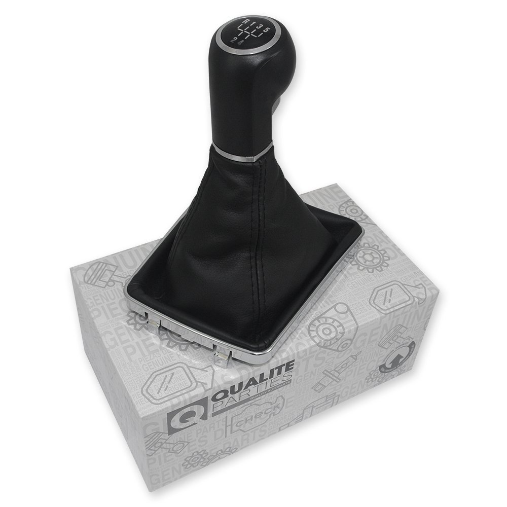 SCHALTKNAUF SCHALTMANSCHETTE SCHALTSACK 5 GANG SCHWARZ von Qualite Parties