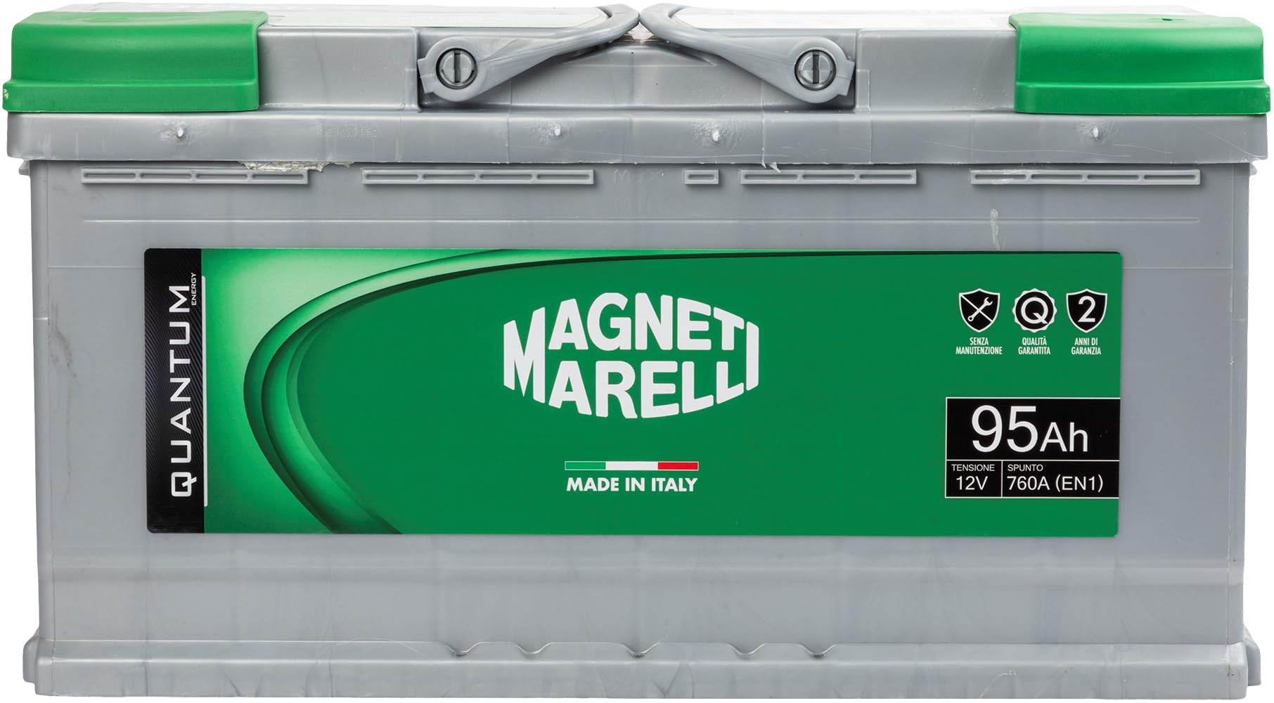 Marelli Autobatterie 95AH 12V 760A EN1 für L5 Kassette von Quantum Energy