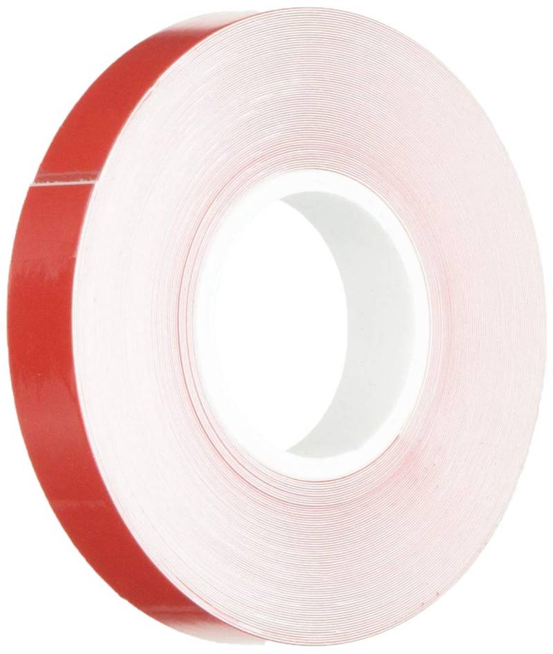 Quattroerre - 10171 Klebestreifenrolle, Rot, 10 Meter x 10 mm von Quattroerre