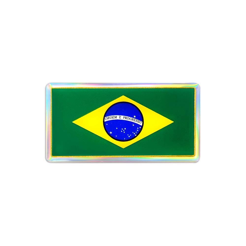 Quattroerre 464 Sticker Flagge Brasilien mm 80 x 40 3d von 4R Quattroerre.it