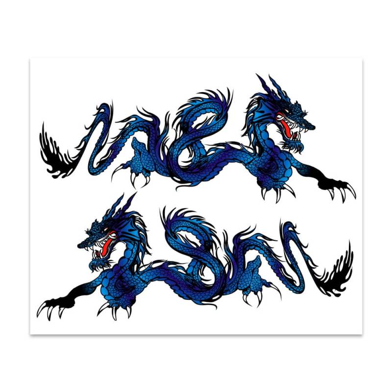 Quattroerre Sticker Sticker Midi Drache 35 x 25 cm von Quattroerre