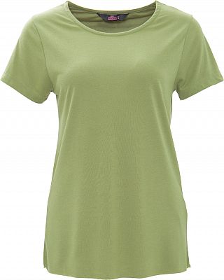 Queen Kerosin Basic, T-Shirt Damen - Grün - L von Queen Kerosin