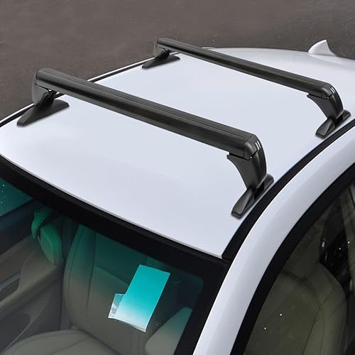Dachträger Dachgepäckträger Auto,2 Stück Autodachstangen Dachträger aus Aluminium für die meisten 4- oder 5-türigen Autos geeignet 39.37in von Quiltern