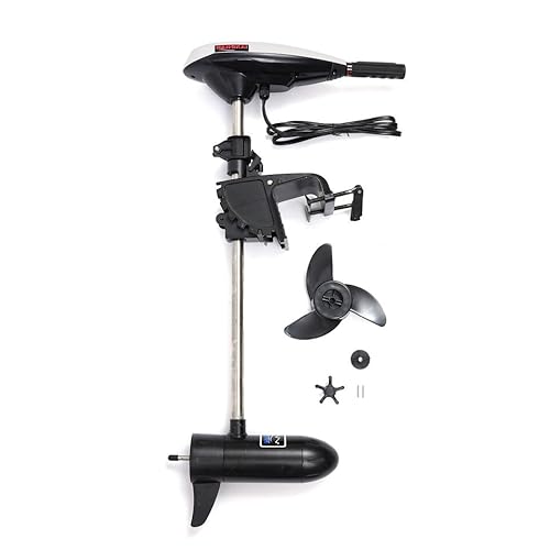 Elektro-Aussenbordmotor，12 Volt 45lb Elektrischer Bootsmotor Außenborder Trolling Motor Heavy Duty Hitch，Elektromotor für Boot Schlauchboot von Quiltern