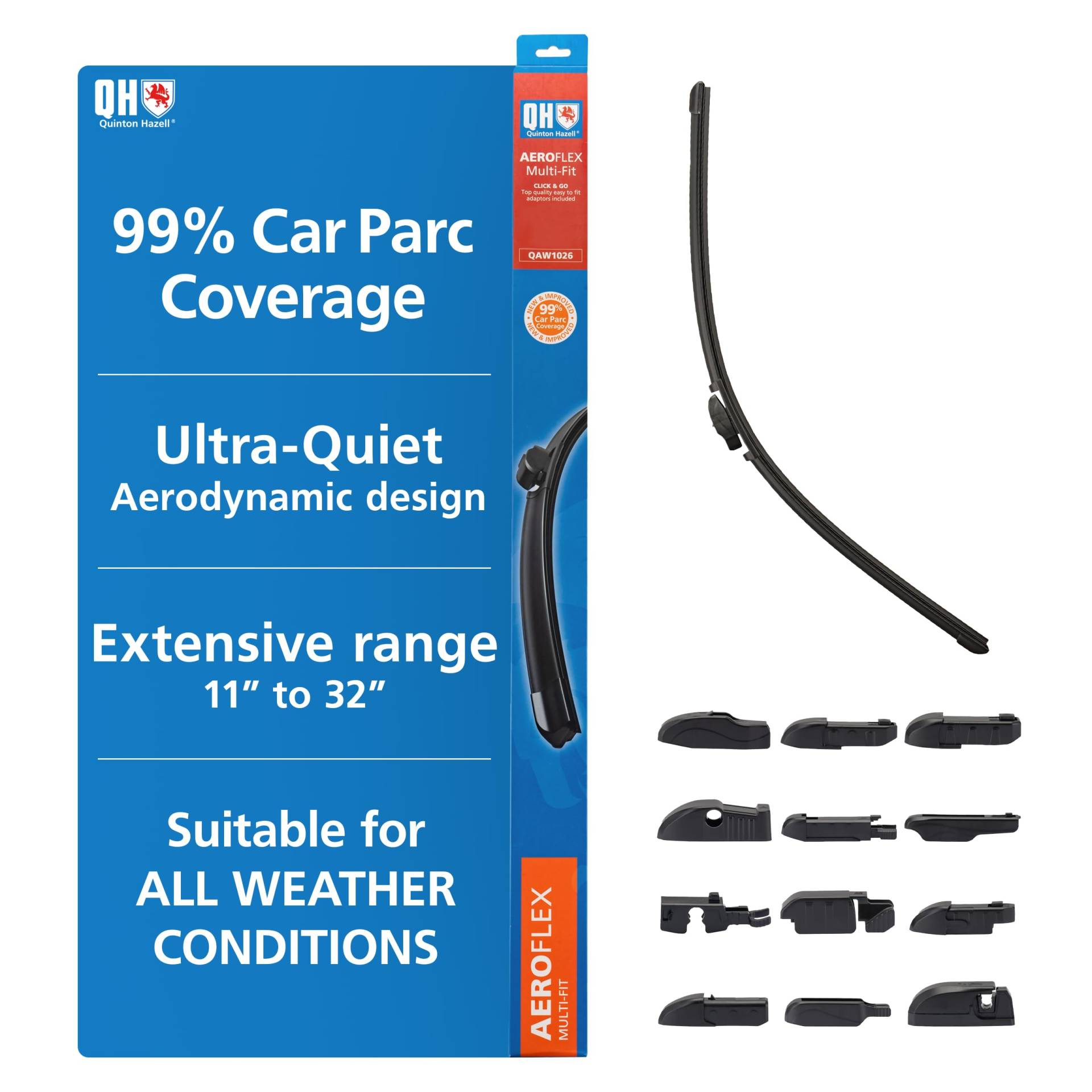 Quinton Hazell Aeroflex Multi-fit Wiper Blade 26" von Quinton Hazell