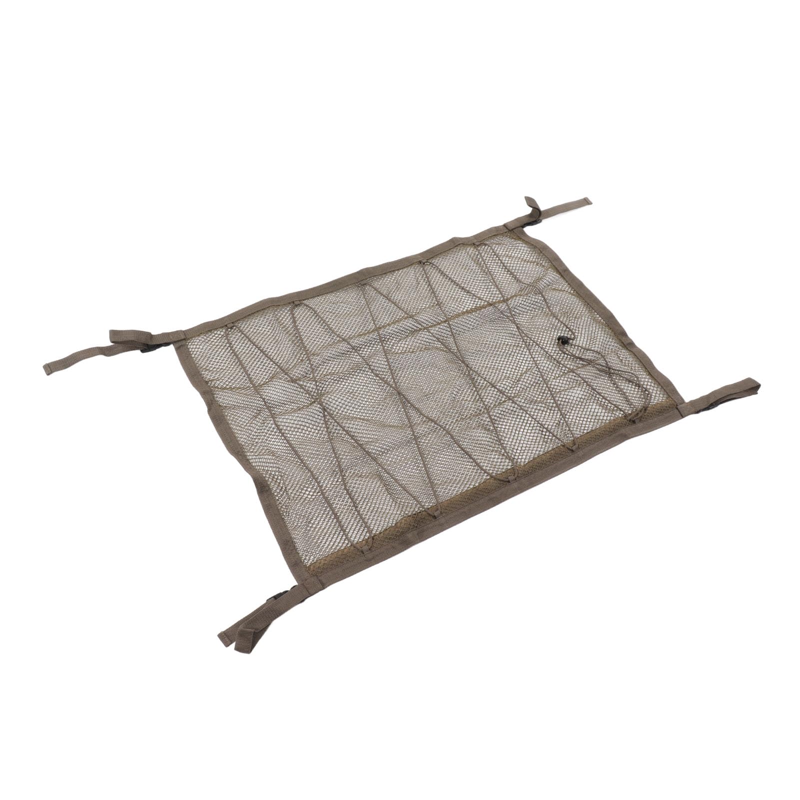 Qukaim Auto Decken Aufbewahrungsnetz Auto Decke Cargo Net Pocket, Doppellagige Mesh Dach Aufbewahrungstasche für Kleidung, Quilts, Snacks, Atmungsaktives Design, Lange Reise Zubehör, 40 x 30 cm von Qukaim