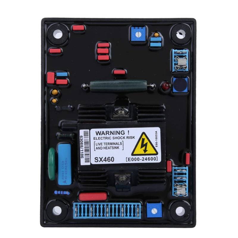 Qukaim SX460 SX460 Automatischer Spannungsregler-Controller, Einphasiger AVR für Generator-Ersatzteile, kompatibel mit verschiedenen Generatoren, zuverlässige Leistung, von Qukaim