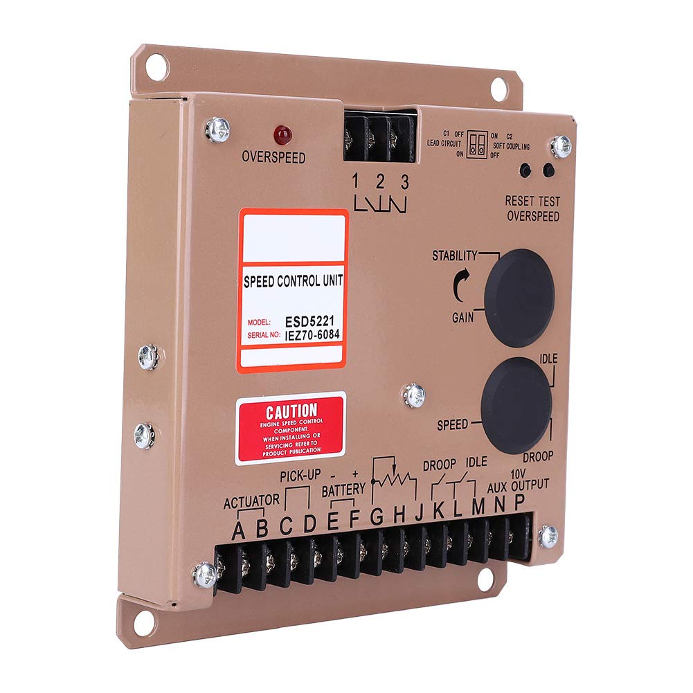 Qukaim Speed Control Board ESD5221 Drehzahlregler, Universal Motor Control Board, Elektrische Komponenten zur Drehzahlregulierung, Kompatibel mit Verschiedene Motoren von Qukaim