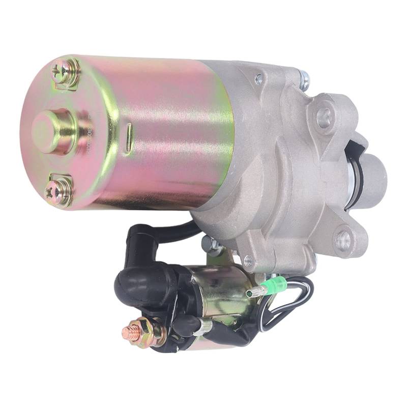 Qukaim Starter Ersatz Starter Motor Ersatz Zubehör mit Magnetventil für 168F 170F GX160 GX210 Benzinmotor Generator, DC12V von Qukaim