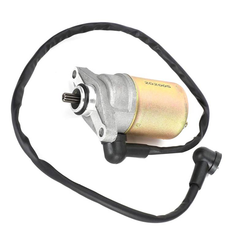 Qukaim Starter MotorforGY6 Motorrad Metall Anlasser Ersatz Passend für GY6 48cc 50cc 80cc Hochleistungsstarter Motor Zubehör von Qukaim