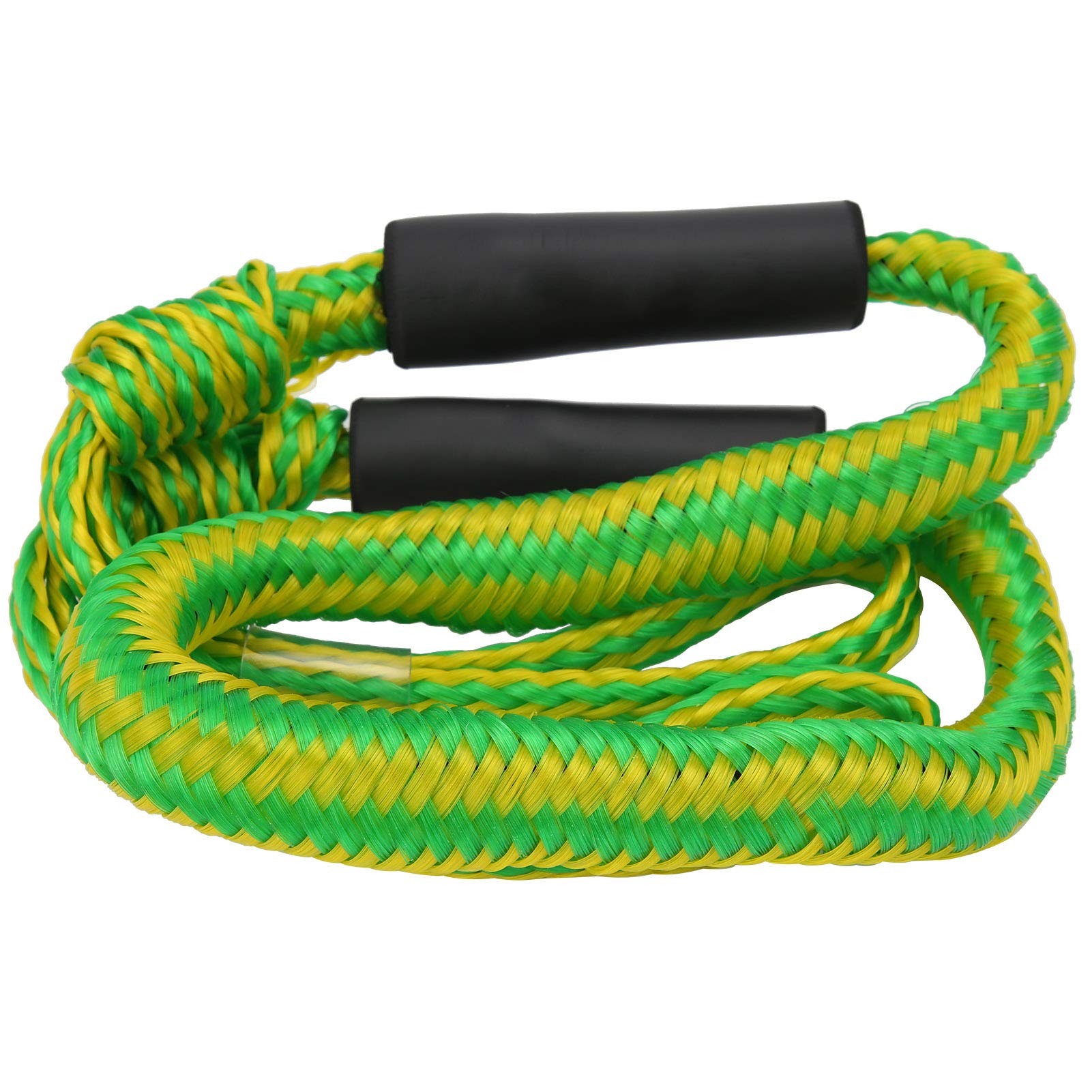 Qukaim Bungee Dock Line mit Haken, Dehnbares Nylon-Anlegeseil für Boote, 126 cm Marine-Grade Elastische Dock-Lines (1 Packung, Grün) von Qukaim