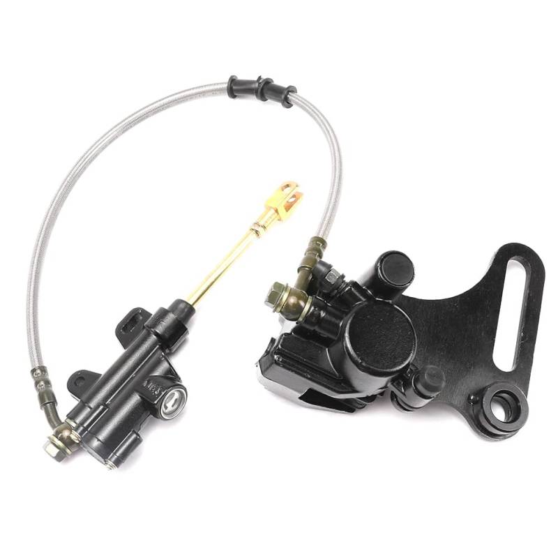 Qussedser 15-Mm-Motorrad-Hinterrad-Scheibenbremsen-Sattelzylinder für 125-Cm³-140-Cm³-Scooter-Dirt-Pit-Bike-ATV-Gokart- von Qussedser