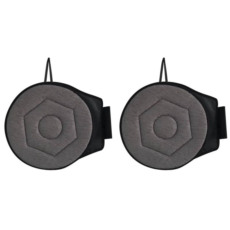 Qussedser 2pcs 360 ° Rotierende Sitzkissen 2pcs 360 ° Rotierendes Autositzkissen zum Von 15,7 Sitzkissen für Auto -Drehsitzkissen für Auto für Ältere Menschen für Autositze, Zuhause, Büros von Qussedser