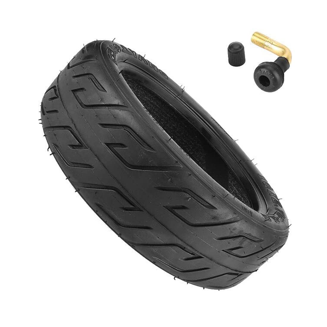 Qweradr 10X2.7-6.5 Tubeless Reifen mit Ellbogen Ventil für 10 Roller ZubehöR von Qweradr