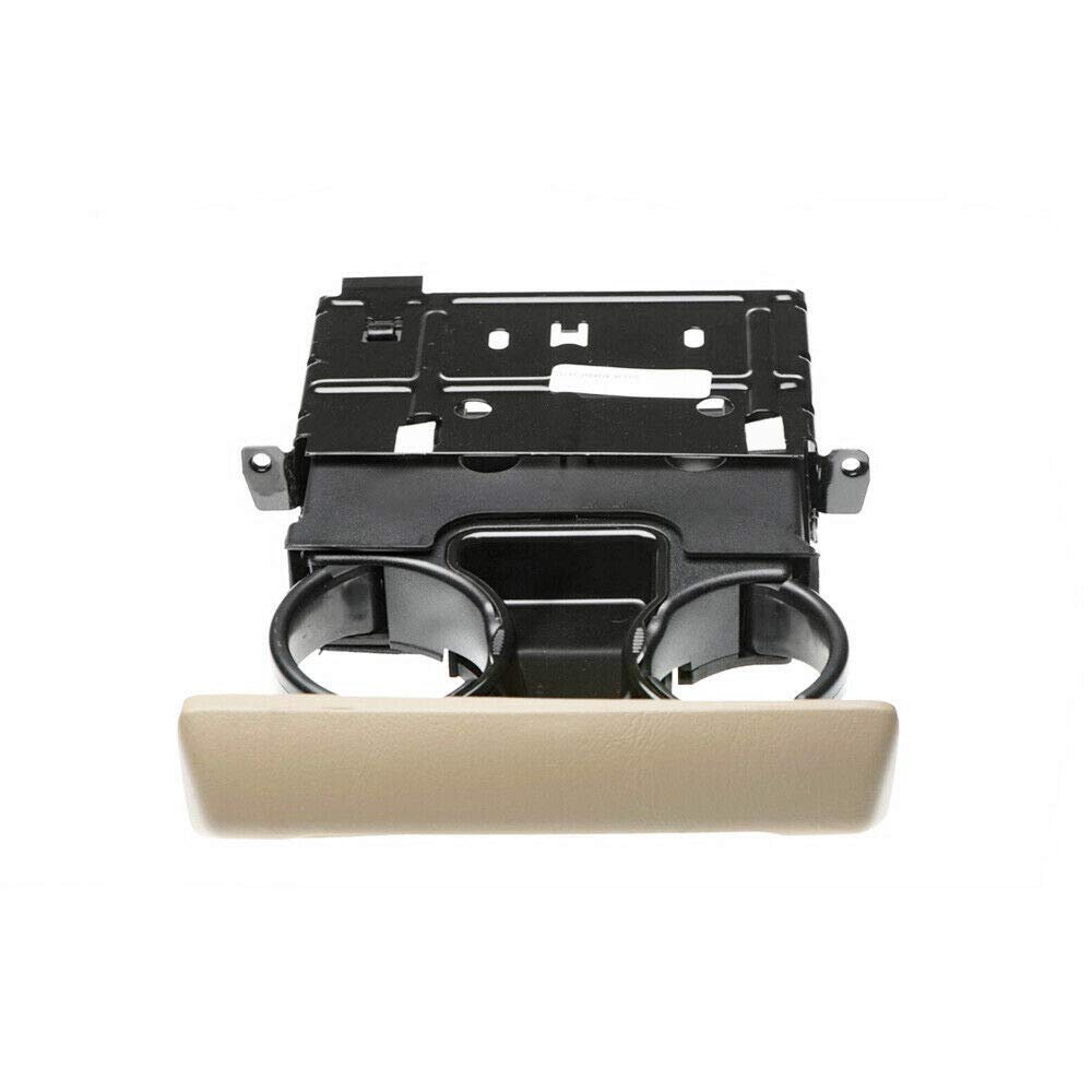 Qweradr Auto Front Dash Aschen Becher GeträNke Halter Tan für 2005-2007 F250 450 550 Super Duty 5C3Z-2504810-AAF von Qweradr