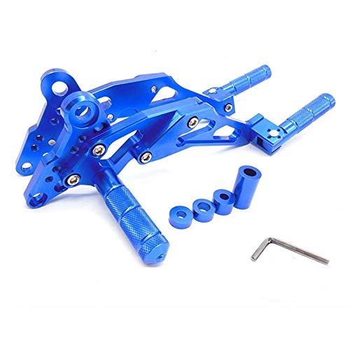 Qweradr Motorrad Teile Passend für Kleiner AFFE M3M5 Fuß StüTze Pedal Fuß Pedal M5 Pedal Modifiziertes Pedal Blau von Qweradr