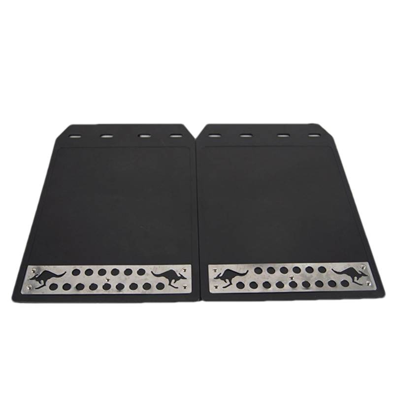 Heavy-Duty 2 Stück Mud Flaps for Trucks, Car Splash Guards with Heat-Resistant Features, Wear-Resistant Rear Mud Guards with 32x21.8cm/12.6x8.58 inches Pickup Trucks And Vehicles von Qzdtue